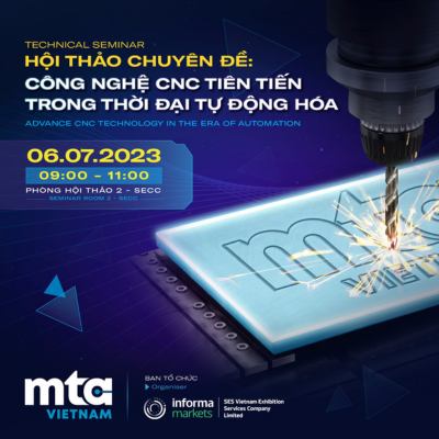 Sẵn sàng cho MTA Vietnam 2023: Triển lãm và Hội thảo lần thứ 19 về Cơ Khí Chính Xác Và Sản Xuất Chế Tạo Tại Việt Nam