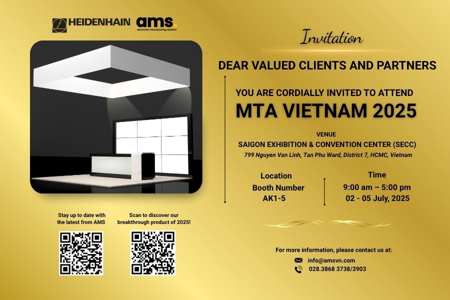 You're Invited to Visit Heidenhain & AMS at MTA Vietnam 2025