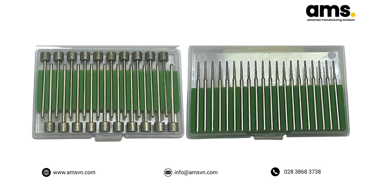 Mũi mài kim cương, Gia công trang sức, đánh bóng trang sức, đánh bóng gương