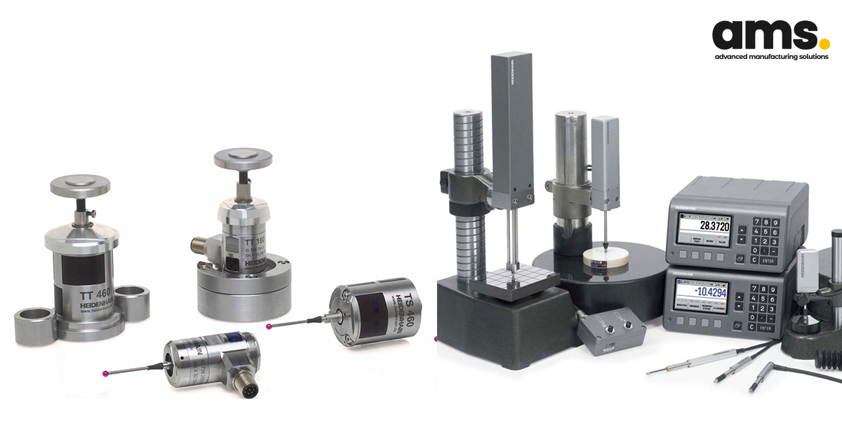 Digital readout, Touch probes, màn hình kỹ thuật số, đầu dò cảm ứng, AMS, Heidenhain