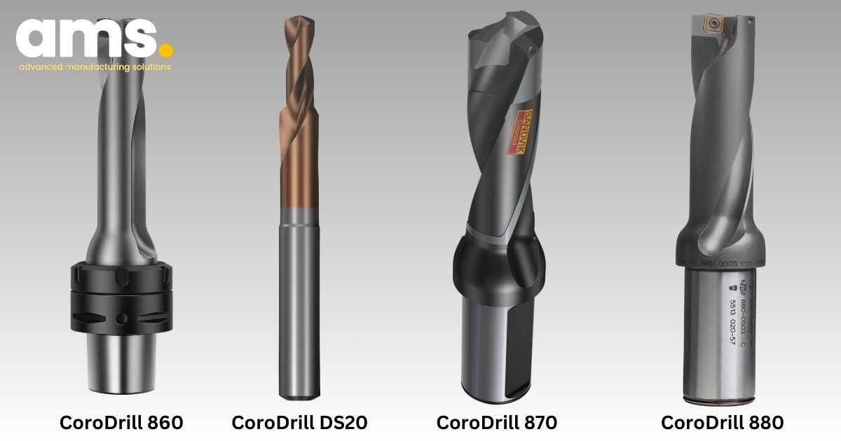 Các sản phẩm khoan đặc trưng của Sandvik Coromant