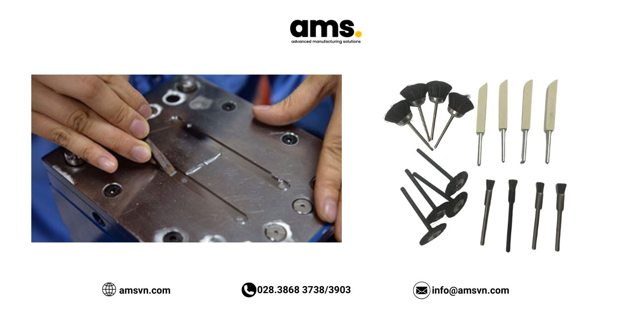 AMS chuyên phân phối các vật liệu và công cụ phụ trợ cho phương pháp đánh bóng khuôn thủ công