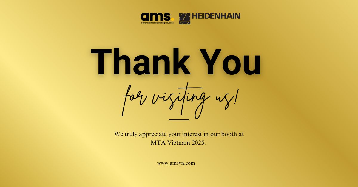 A Heartfelt Thank You from AMS x Heidenhain
