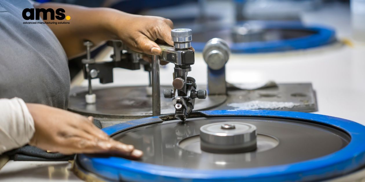 Polishing with diamond powder