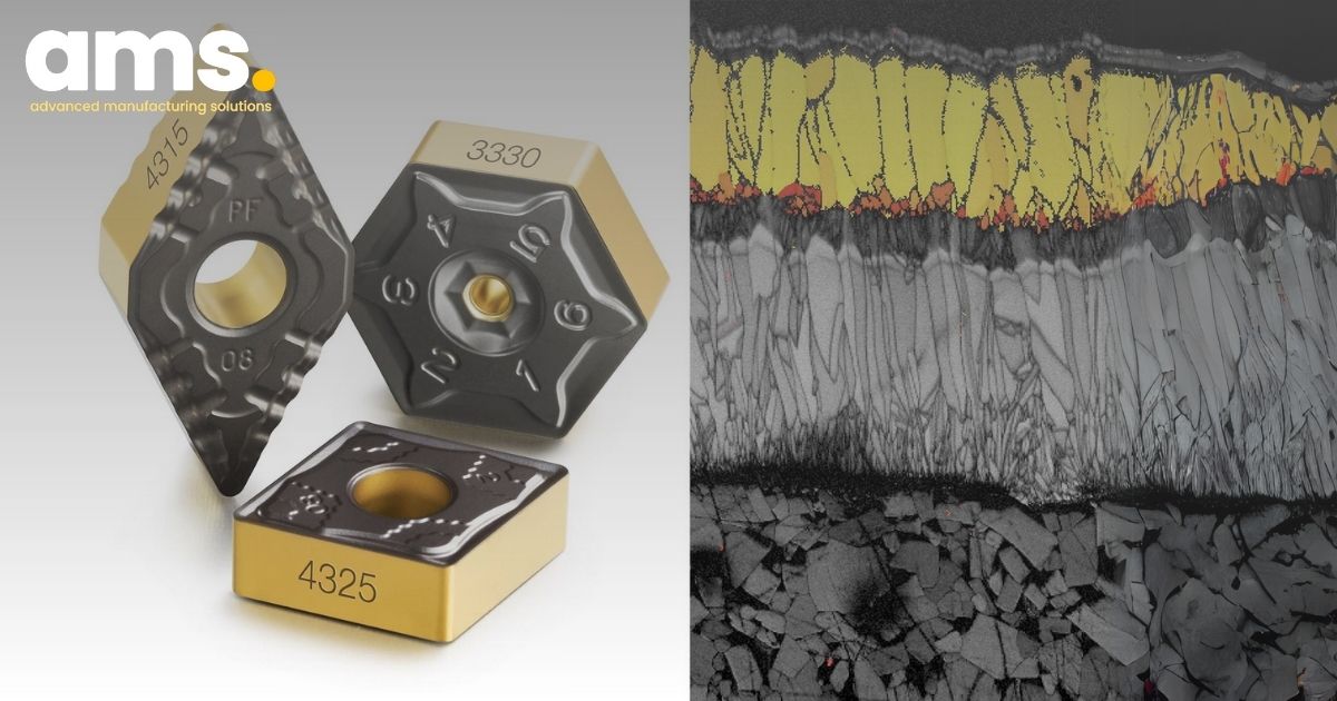 Lớp phủ cứng mảnh dao Inveio Sandvik Coromant