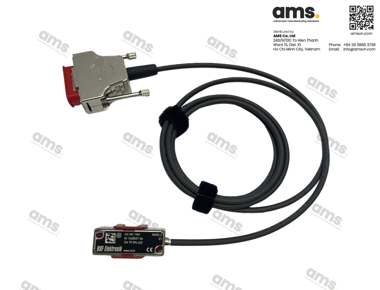 Authentic product - Scanning head for absolute exposed linear encoder - AK MC 15M - ID 1268527-06 Authentic product - Scanning head for absolute exposed linear encoder - AK MC 15M - ID 1268527-06