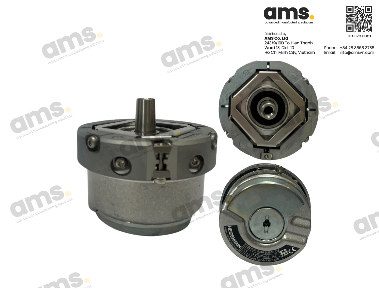 Authentic product - Rotary encoder with integral bearing - EQN 1337 - ID 1178020-01 Authentic product - Rotary encoder with integral bearing - EQN 1337 - ID 1178020-01