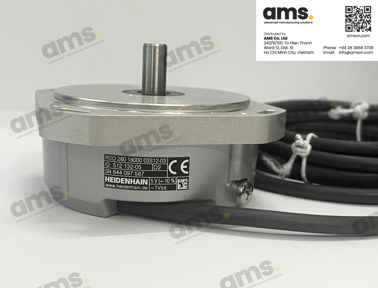 Authentic product - Incremental angle encoder with integral bearing for separate shaft coupling - ROD 280 - ID 512132-05 Authentic product - Incremental angle encoder with integral bearing for separate shaft coupling - ROD 280 - ID 512132-05