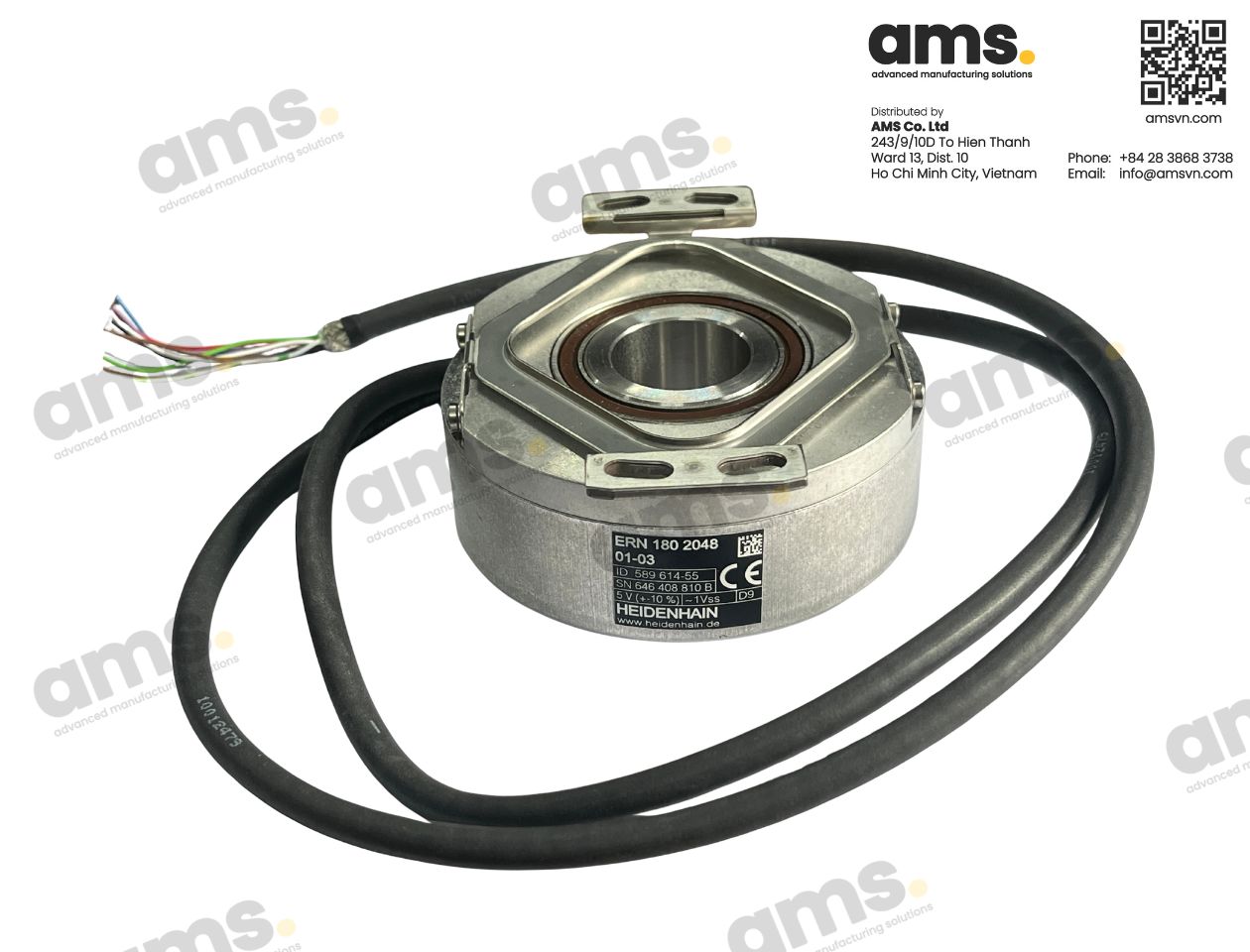 Bộ mã hóa vòng quay dạng tương đối có ổ trục tích hợp - ERN 180 - ID 589614-55 Bộ mã hóa vòng quay dạng tương đối có ổ trục tích hợp - ERN 180 - ID 589614-55