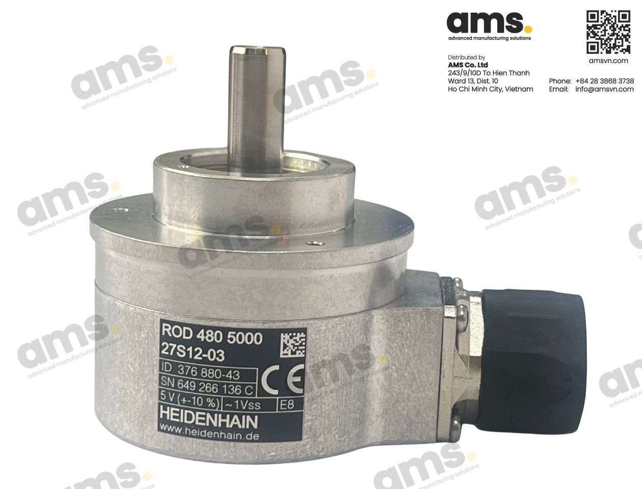 Incremental rotary encoder with integral bearing - ROD 480 - ID 376880-43