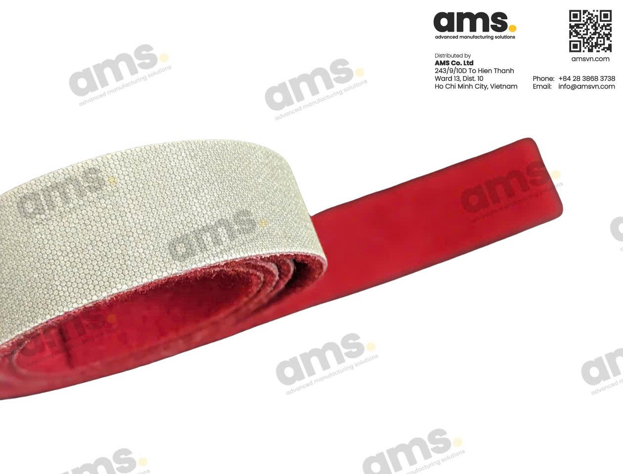 Electroflex Strip 25x1000mm QRS-Red M200T Grit 200-74micron