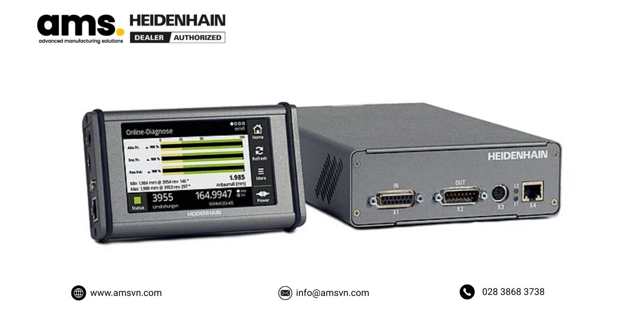 AMS hỗ trợ khách hàng xác định lỗi, khắc phục sự cố encoder Heidenhain bị mất tín hiệu