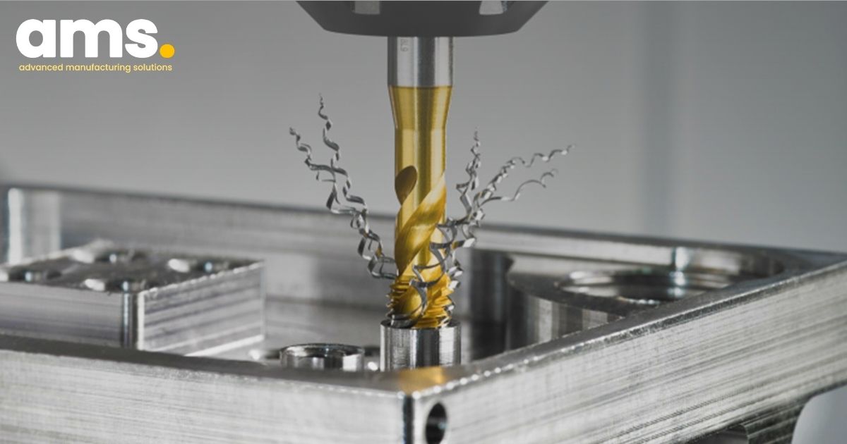 Machining threads with tap