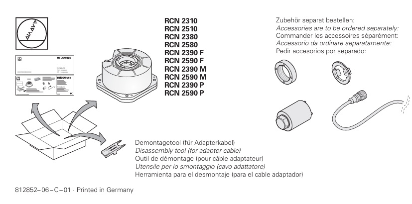 Bộ mã hóa góc Heidenhain RCN 2580