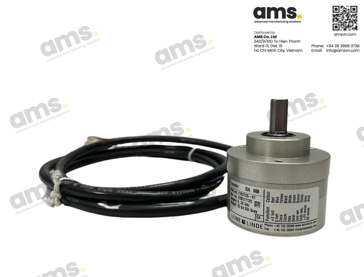 Hàng Chính Hãng - Bộ mã hóa trục cảm ứng, loại tuyệt đối - ISA 608 - ID 1162726-01