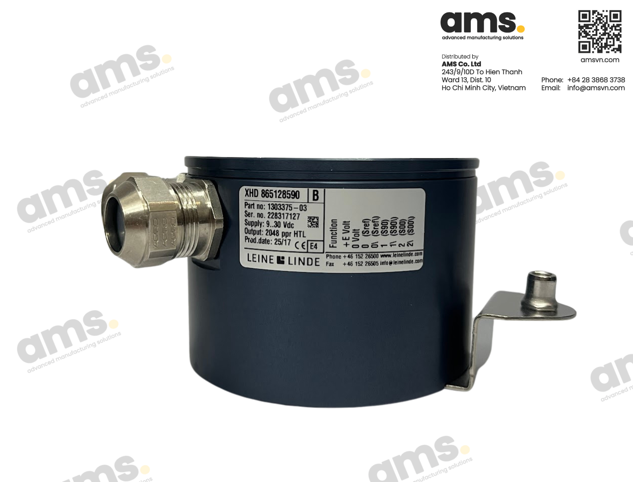 Authentic product - X-heavy duty Hollow shaft encoder, Dual - XHD 865 - ID 1303375-03