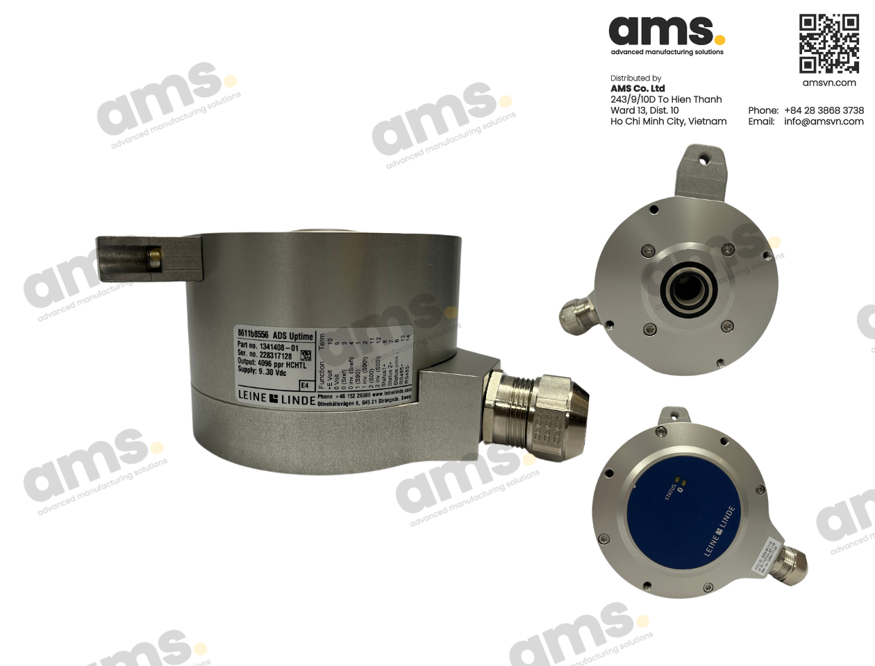 Authentic product - X-heavy duty Hollow shaft encoder, Incremental - XHI 861 - ID 1341408-01
